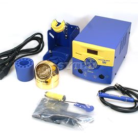 HAKKO Dual Ports Soldering Station, Temperature Controlled Soldering Machine FM-203, solder removal (SMD rework), ESD Safe, Lead-free solder, Control box included